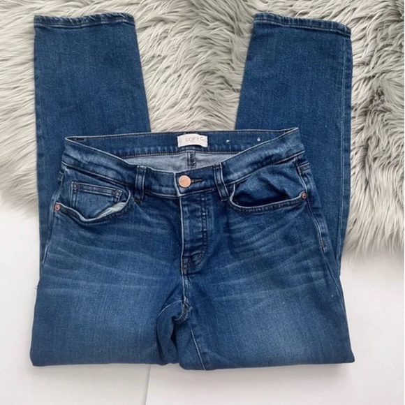 Loft Boyfriend Button Fly Jeans - Picture 1 of 7